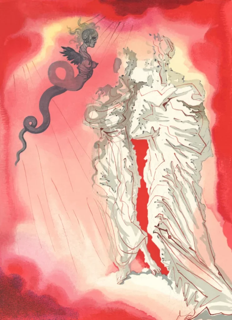ビンテージ　50s デビル 悪魔　Devil インダストリアル　アドバタイジング Canto-21_hell_fraud-744x1024.webp